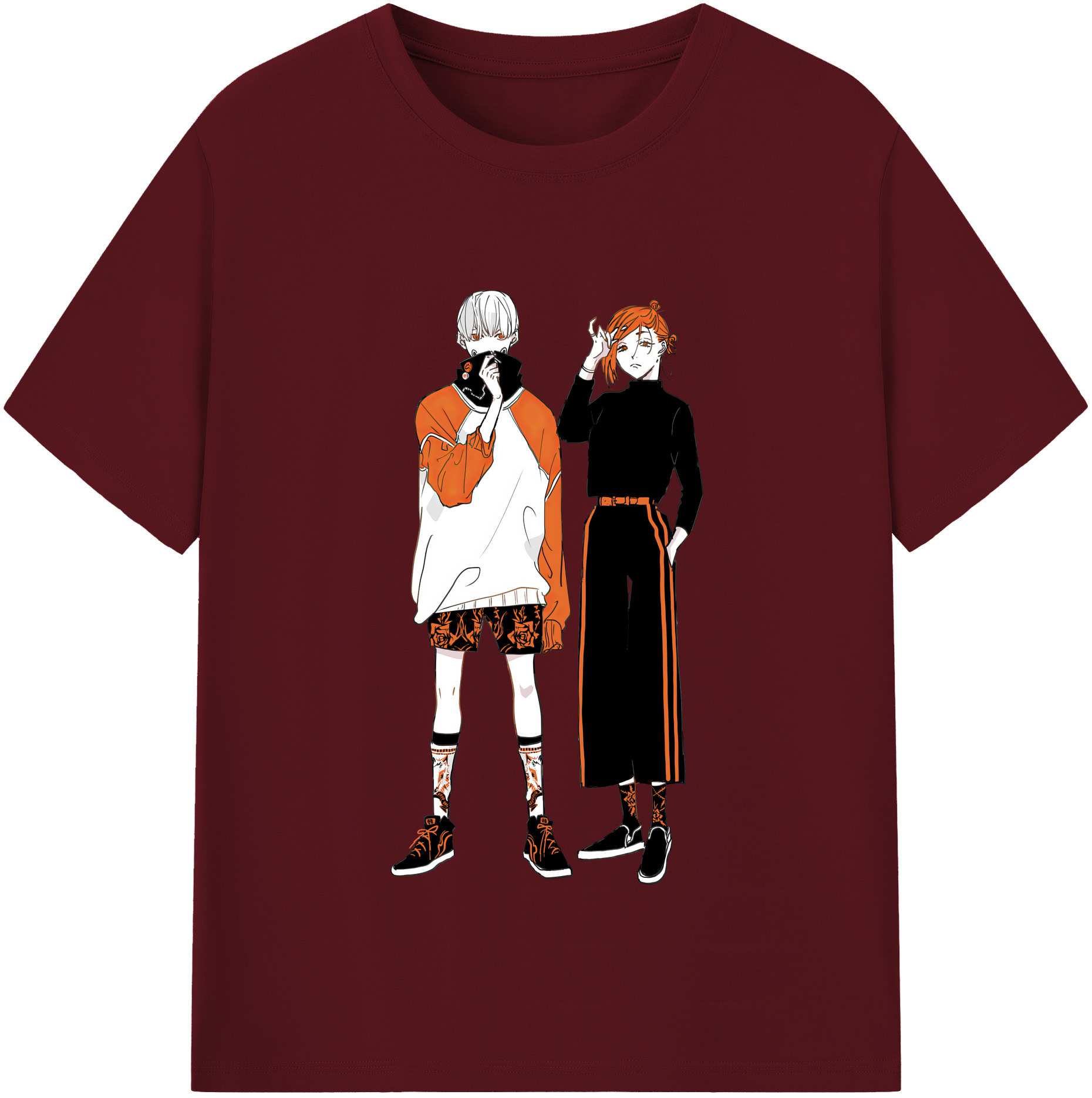 （画像用） 呪術廻戦 Jujutsu Kaisen 綿100％半袖Tシャツ（フロントプリント）